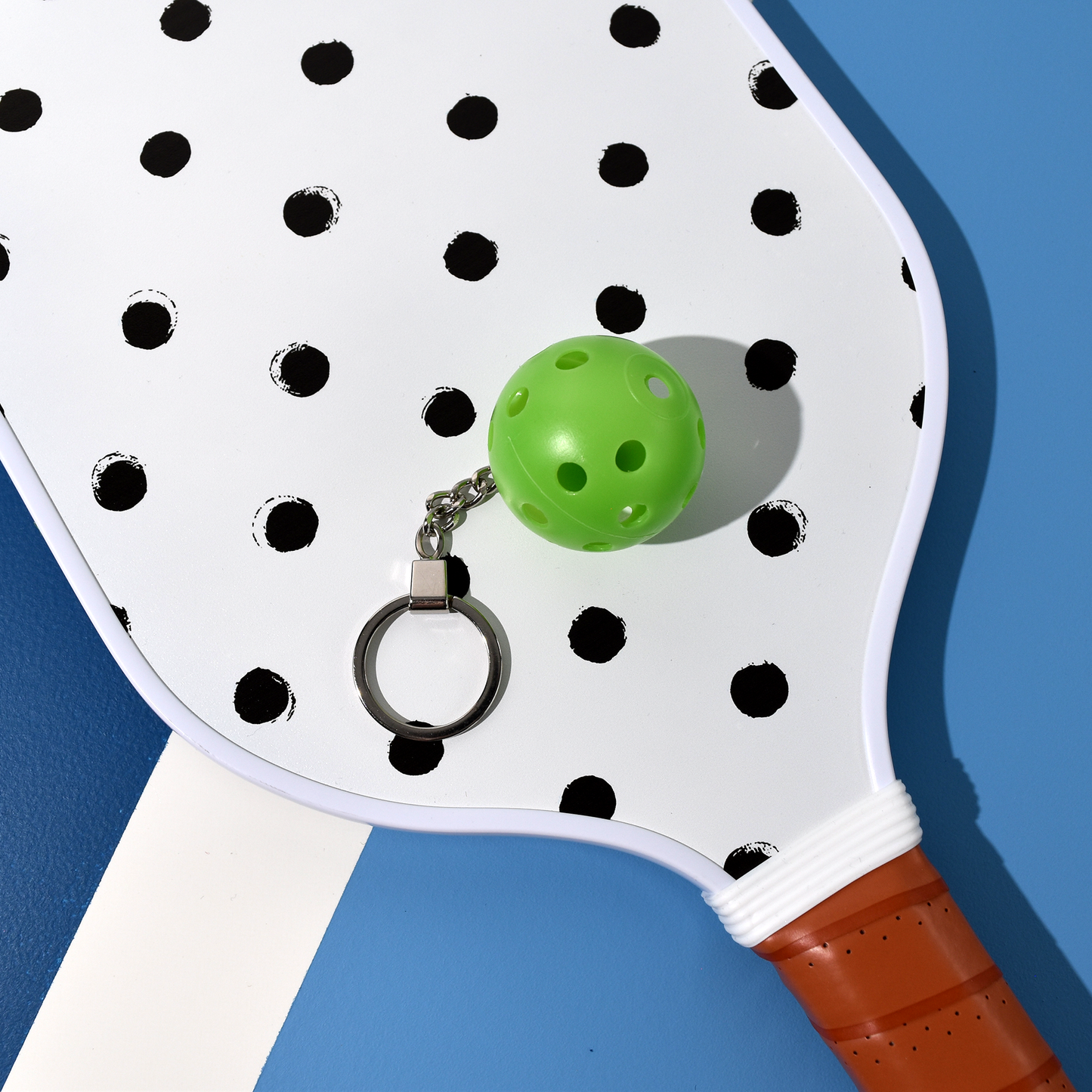 3D Pickleball Keychain - Green