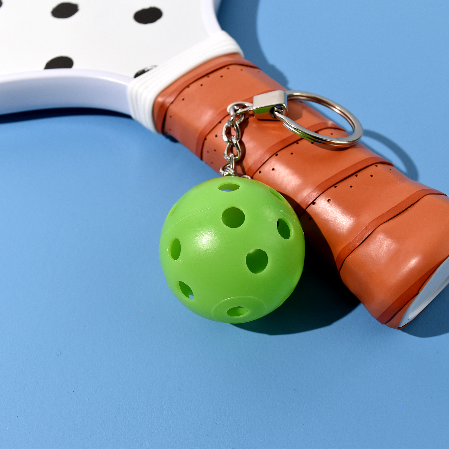 3D Pickleball Keychain - Green