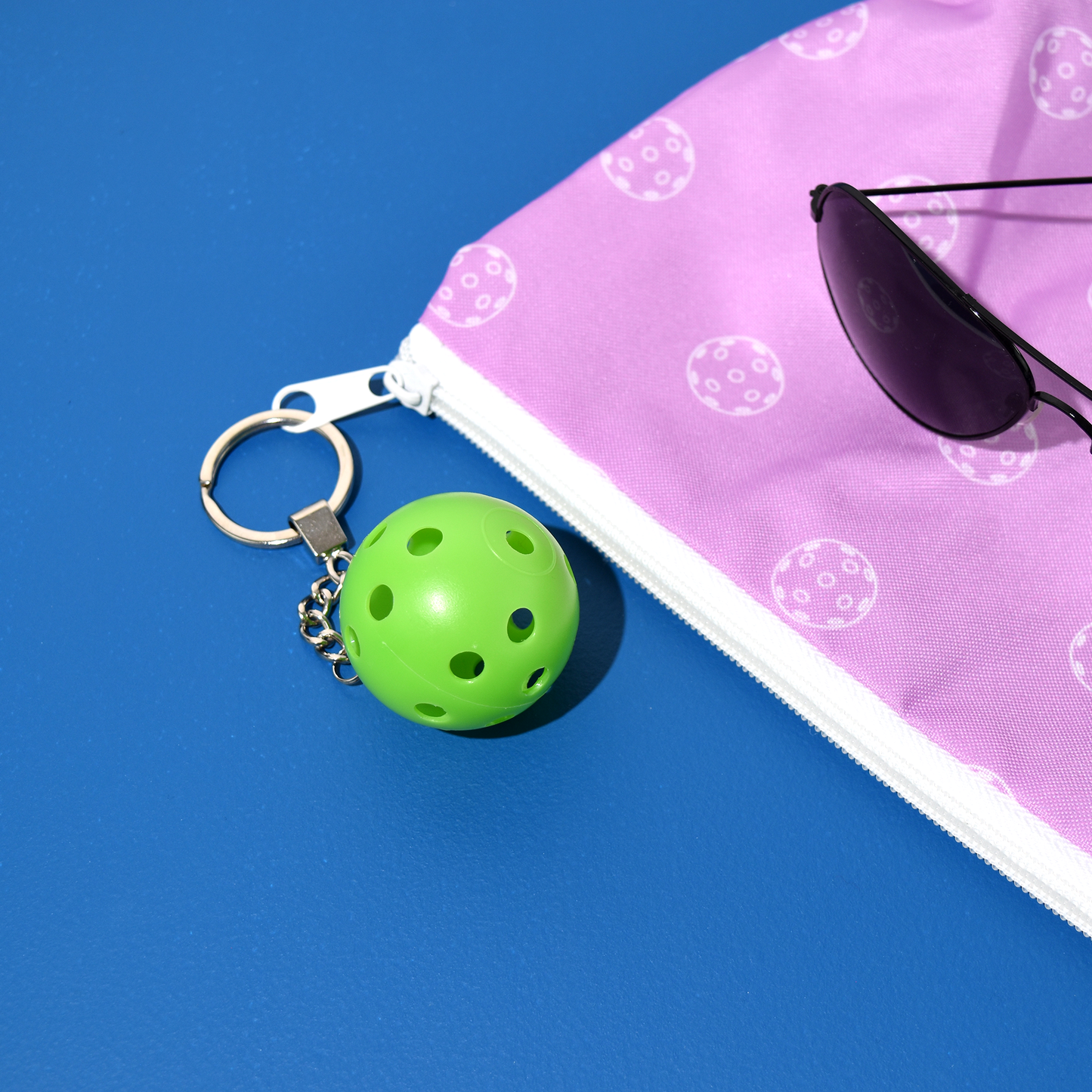 3D Pickleball Keychain - Green