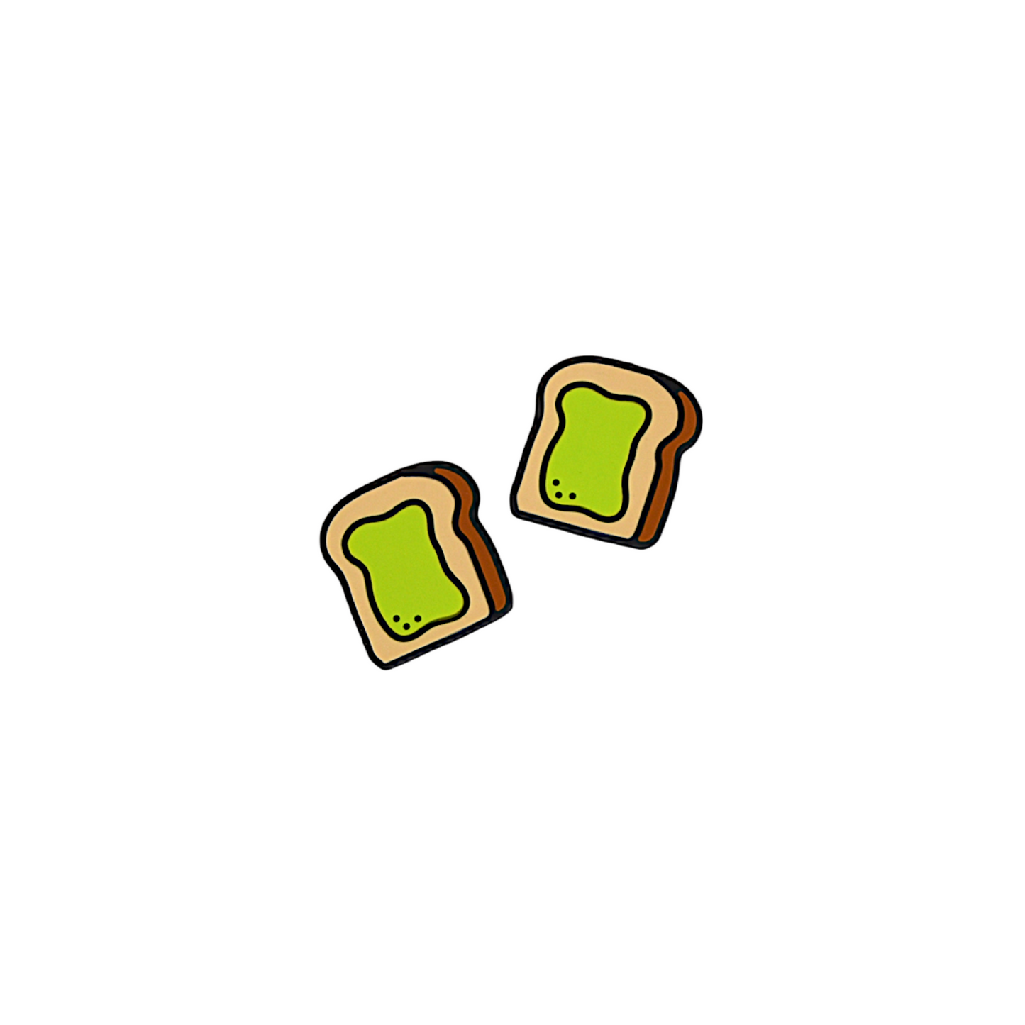Delicious Dampeners - (2-Pack) Avocado Toast - Food Tennis Vibration Dampener