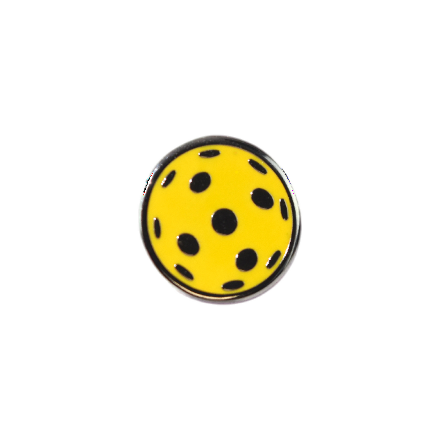 Flat Pickleball Earrings - Yellow