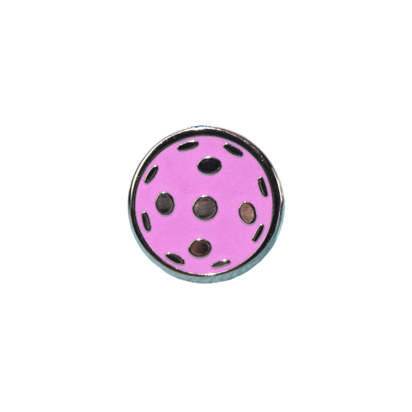Flat Pickleball Earrings - Pink