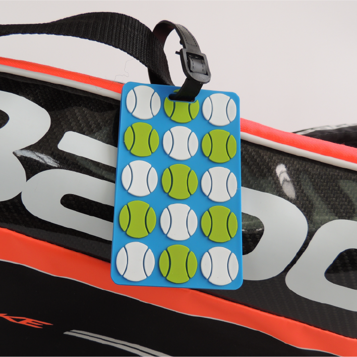 Tennis Bag Tag - Tennis Balls