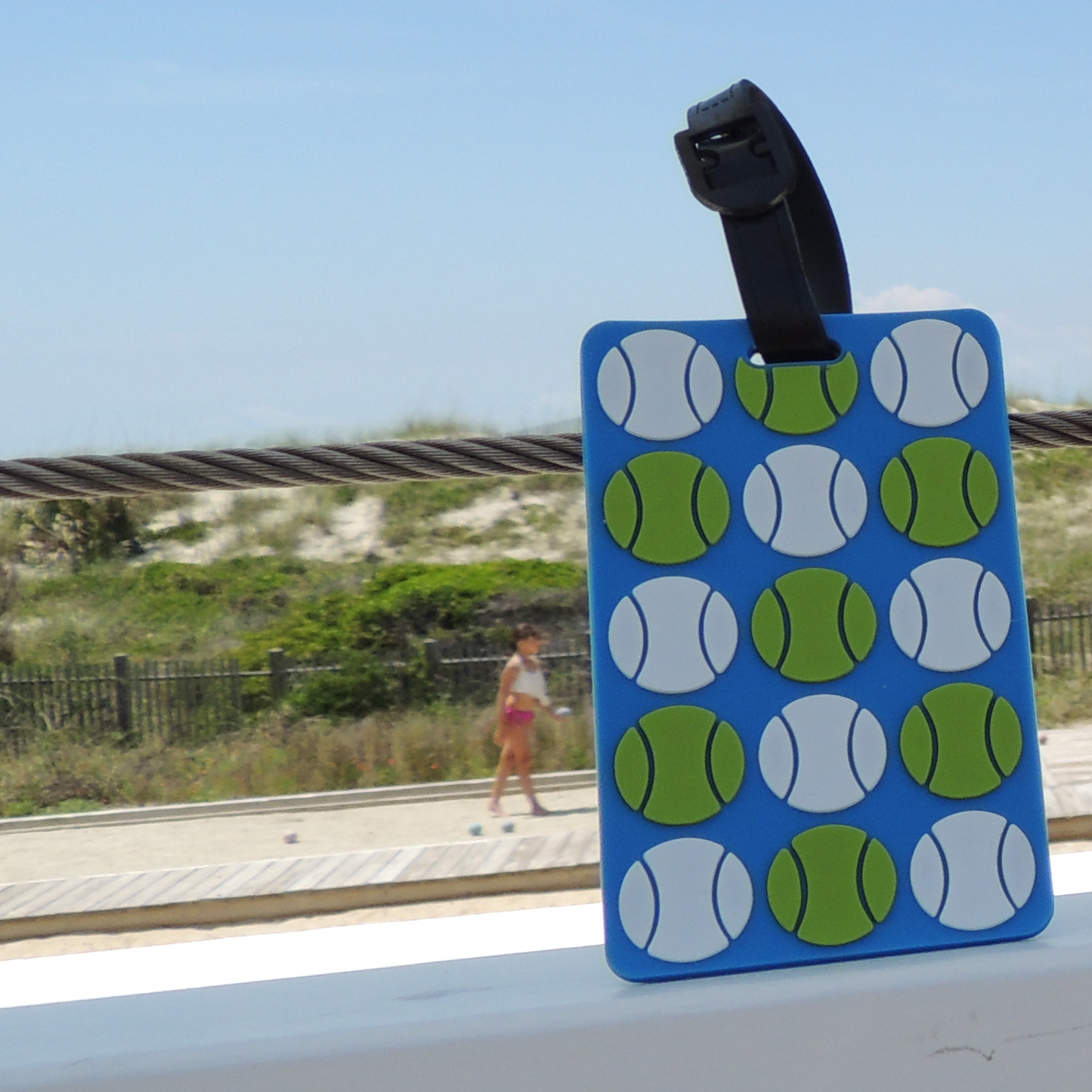 Tennis Bag Tag - Tennis Balls