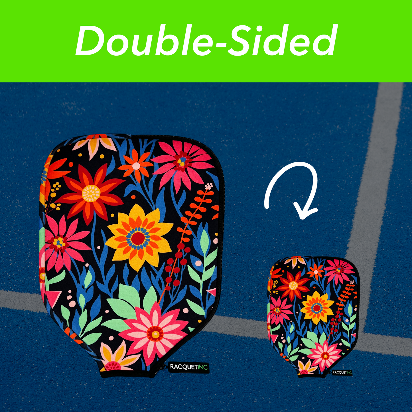 Pickleball Paddle Cover Sleeve - Bloom Smash