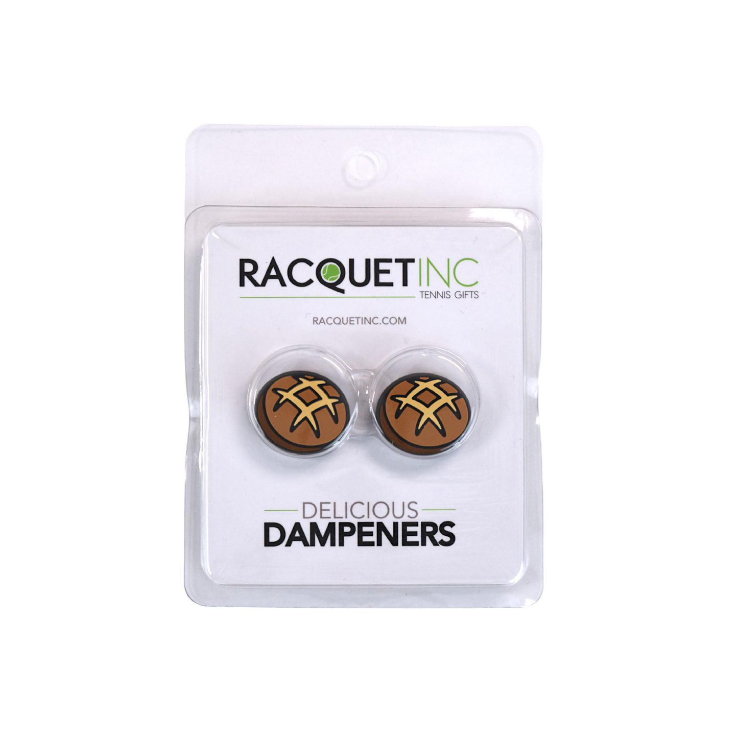 Delicious Dampeners - (2-Pack) Bread Loaf - Food Tennis Vibration Dampener