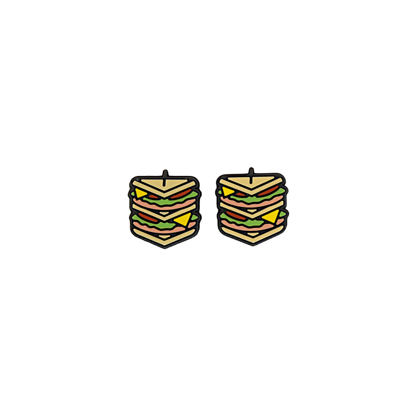Delicious Dampeners - (2-Pack) Club Sandwich - Food Tennis Vibration Dampener