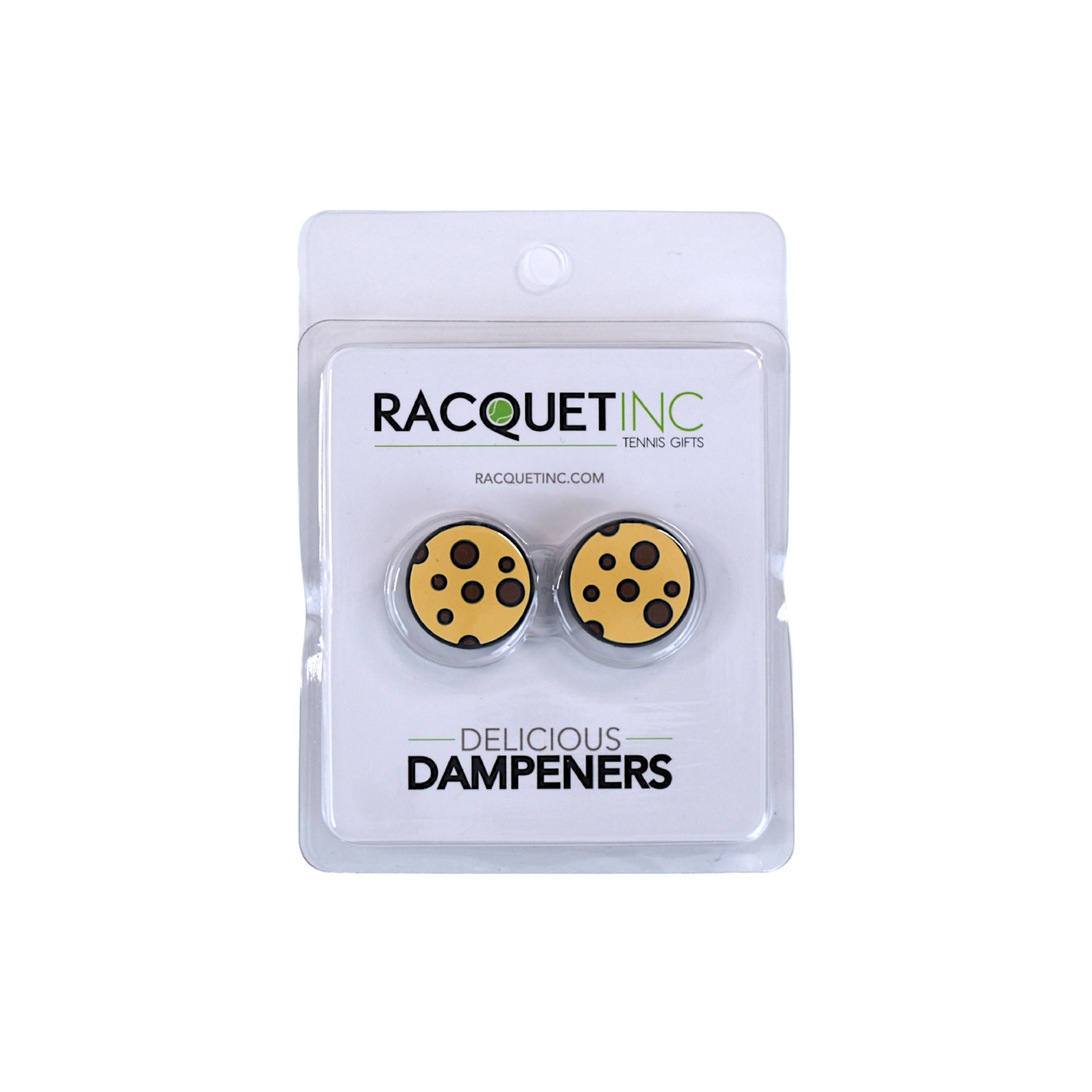 Delicious Dampeners - (2-Pack) Cookie - Food Tennis Vibration Dampener