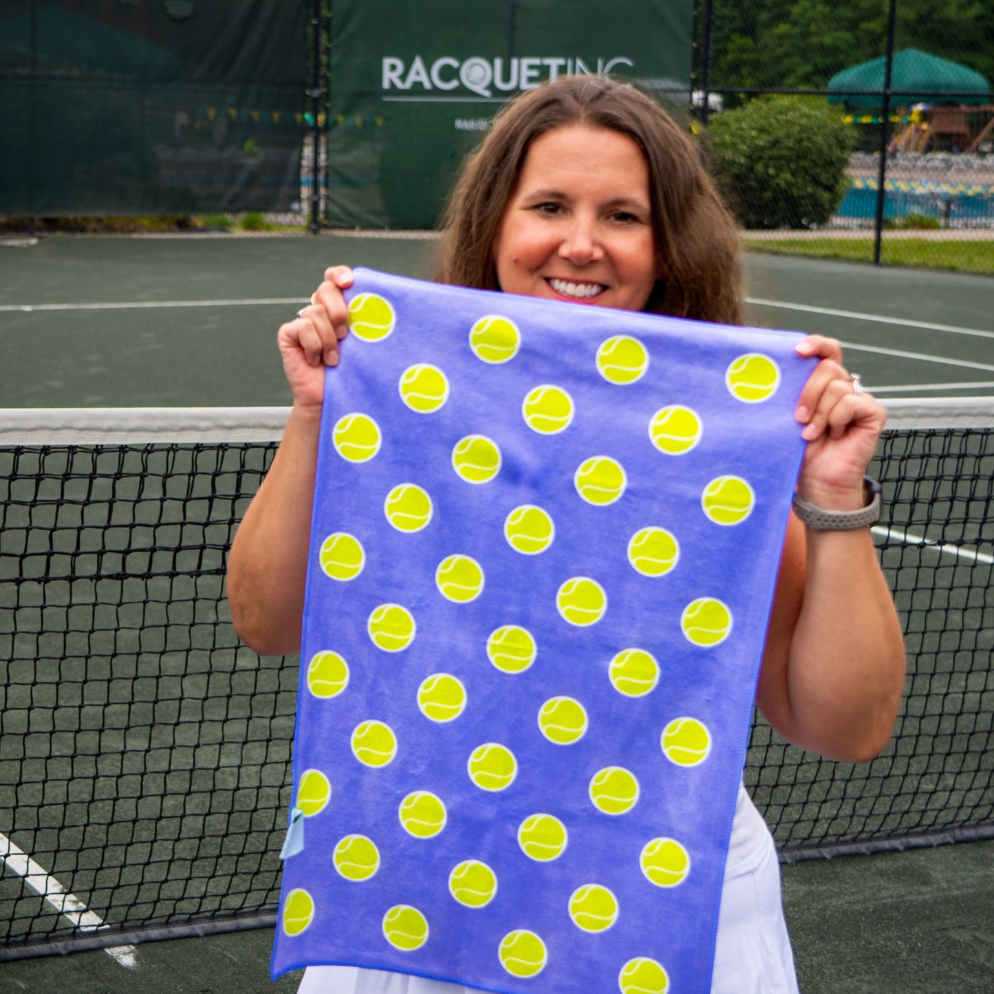 Tennis Towel - Periwinkle