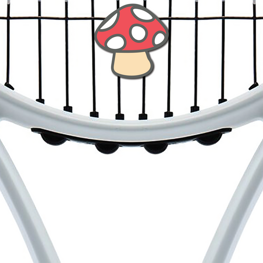 Delicious Dampeners - (2-Pack) Mushroom - Food Tennis Vibration Dampener