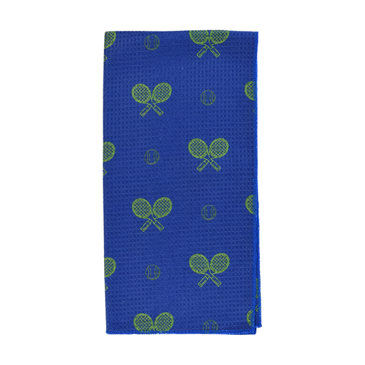 Tennis Dish Towel - Night Match Blue