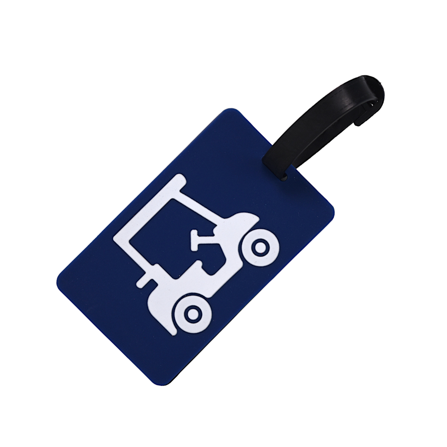 Golf Bag Tag - Navy Blue Golf Cart