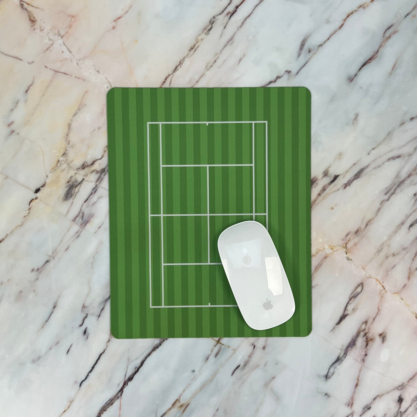 Tennis Court Mouse Pad - Grass Court