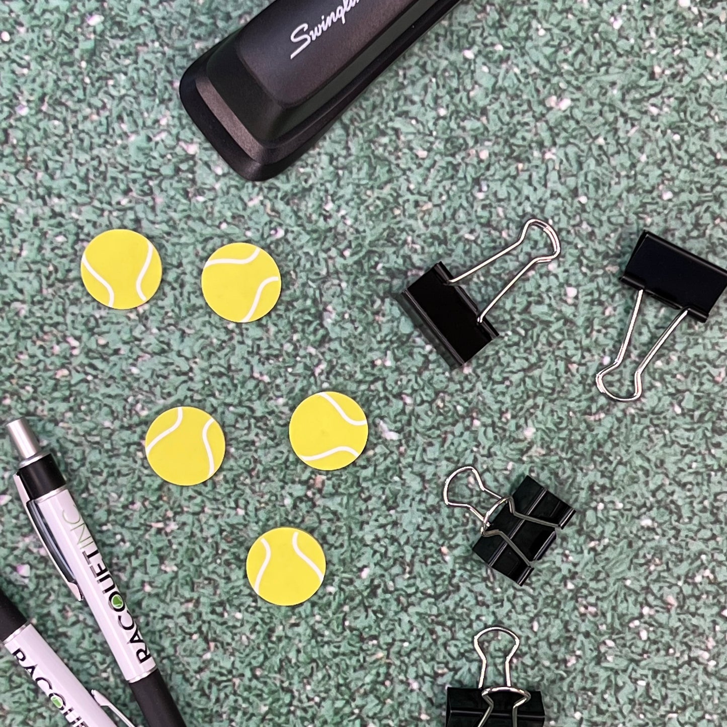 Tennis Ball Erasers (5-Pack)