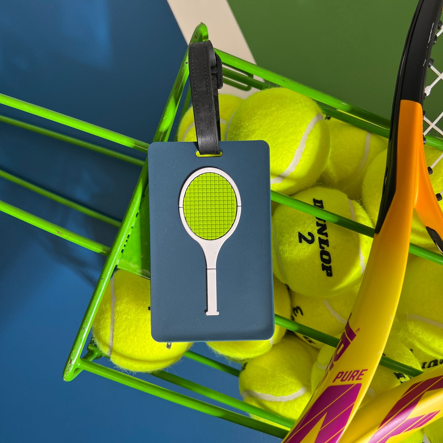 Tennis Bag Tag - Tennis Racquet