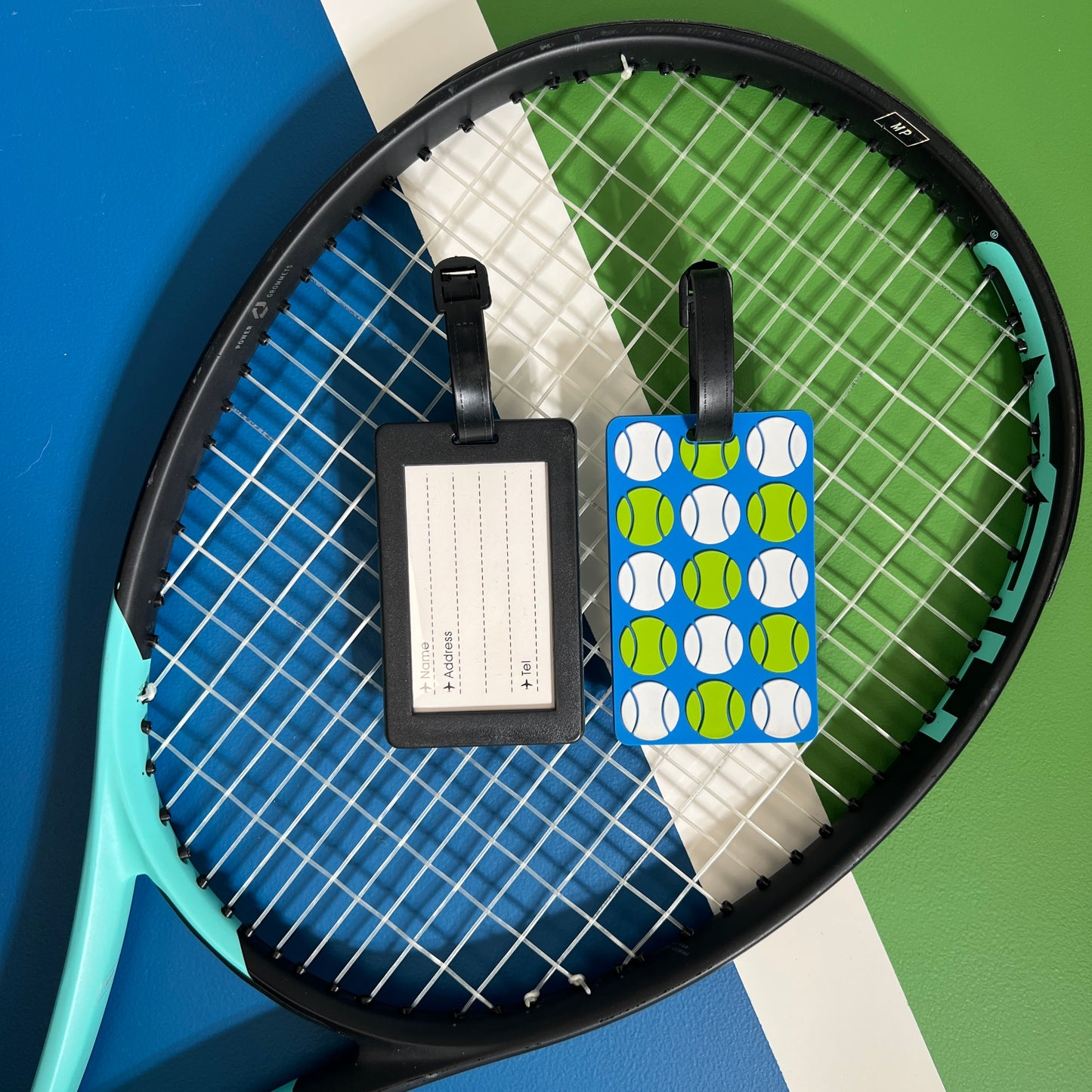 Tennis Bag Tag - Tennis Balls