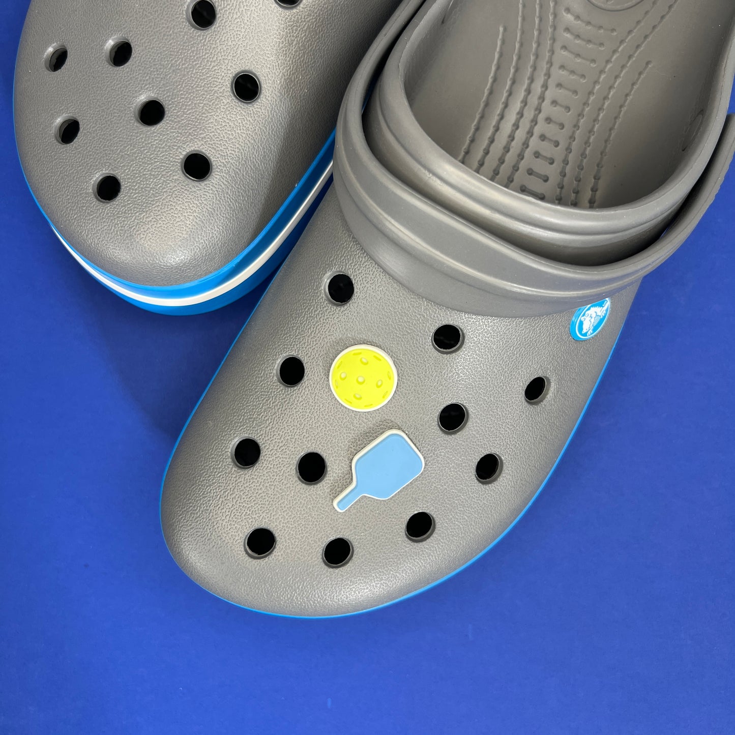 Pickleball Shoe Charms - Blue (2-Pack)