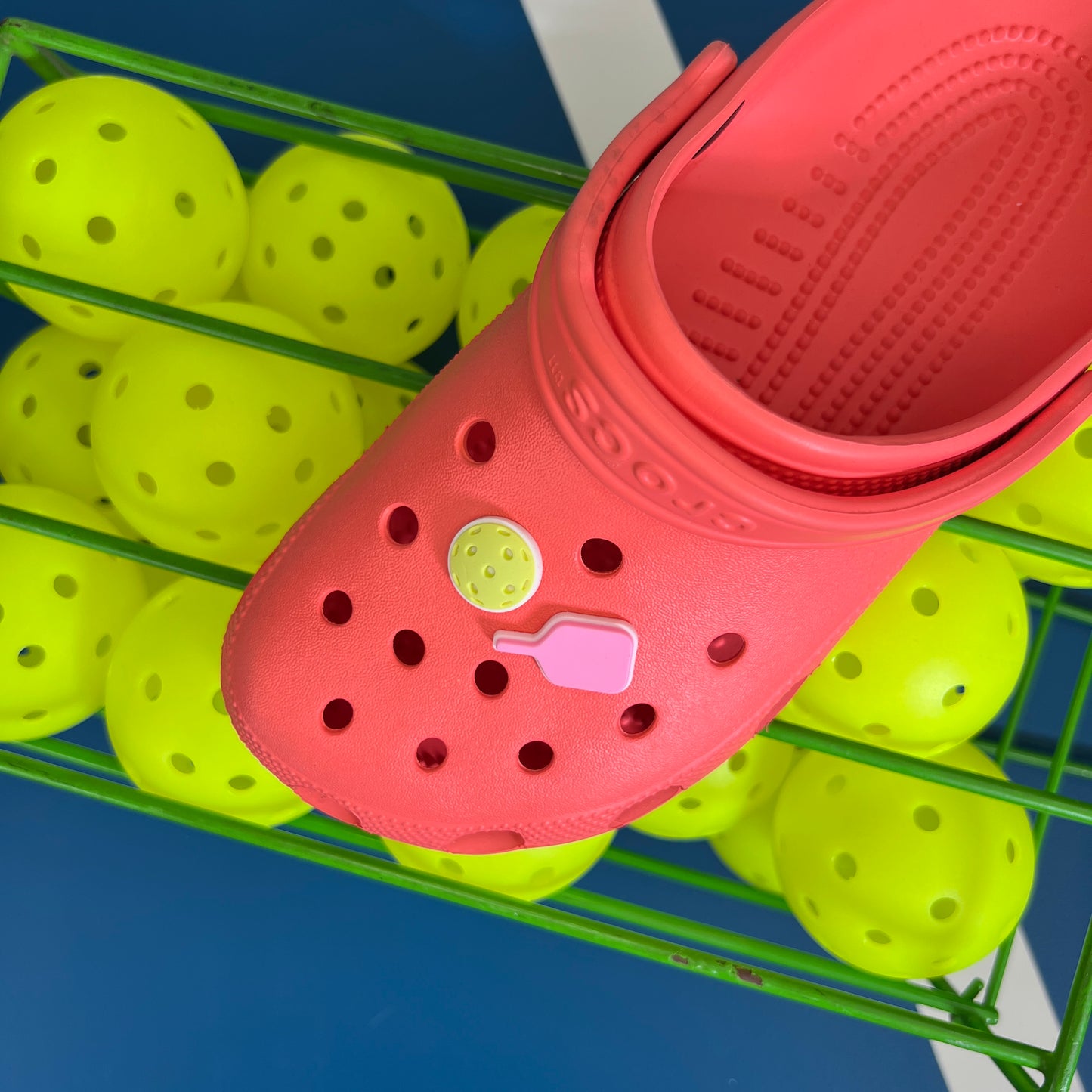 Pickleball Shoe Charms - Pink (2-Pack)