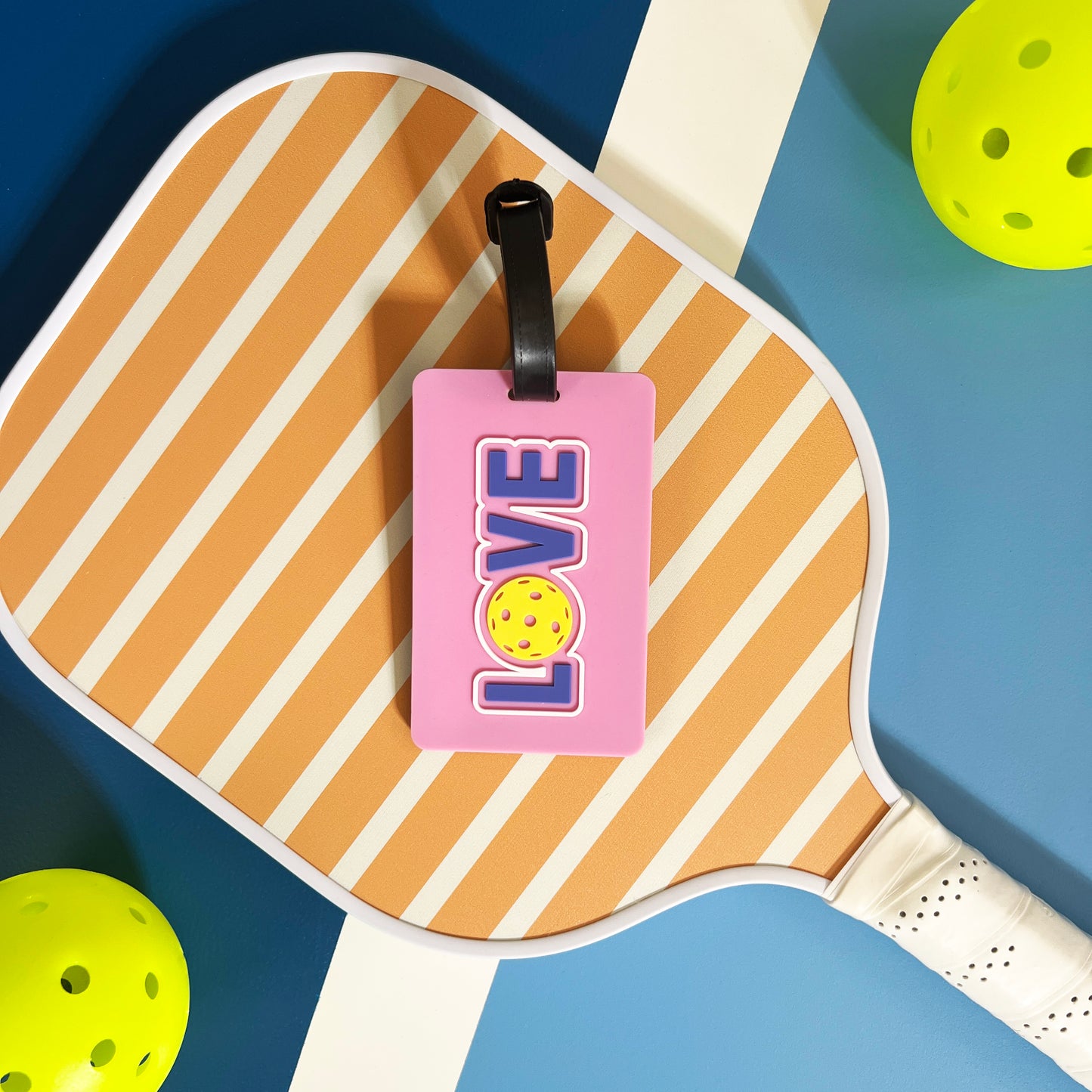 Pickleball Bag Tag - Pickleball Love