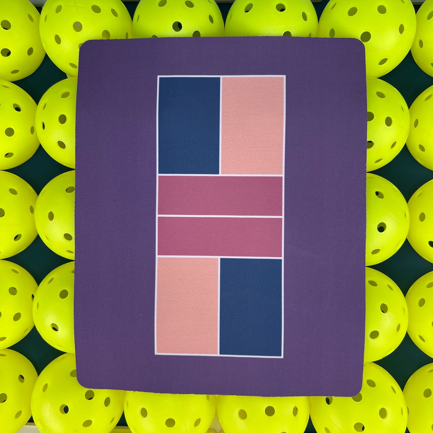 Pickleball Court Mouse Pad - Purple