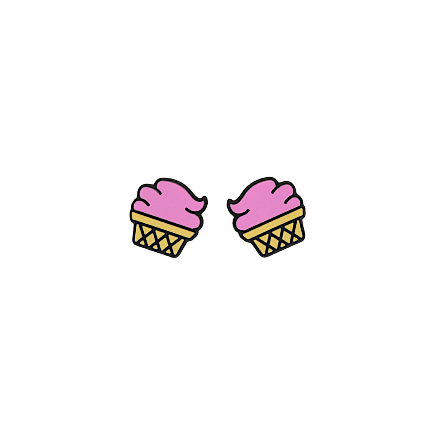 Delicious Dampeners - (2-Pack) Ice Cream Cone - Food Tennis Vibration Dampener