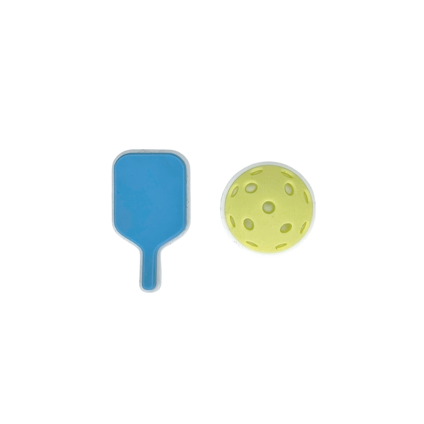 Pickleball Shoe Charms - Blue (2-Pack)