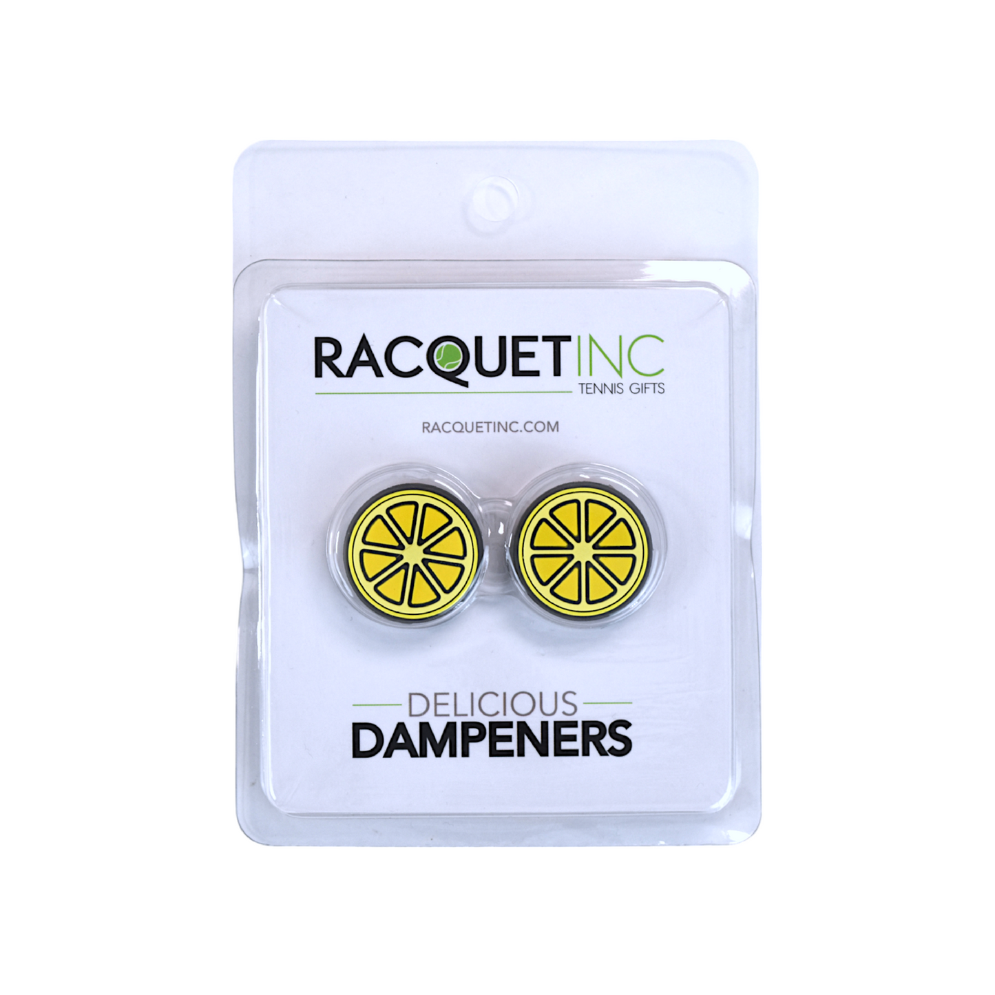Delicious Dampeners - (2-Pack) Lemon - Food Tennis Vibration Dampener