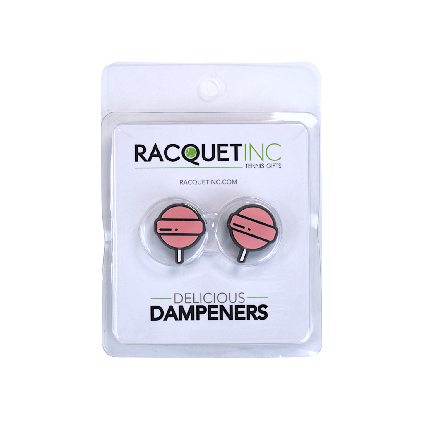 Delicious Dampeners - (2-Pack) Lollipop - Food Tennis Vibration Dampener
