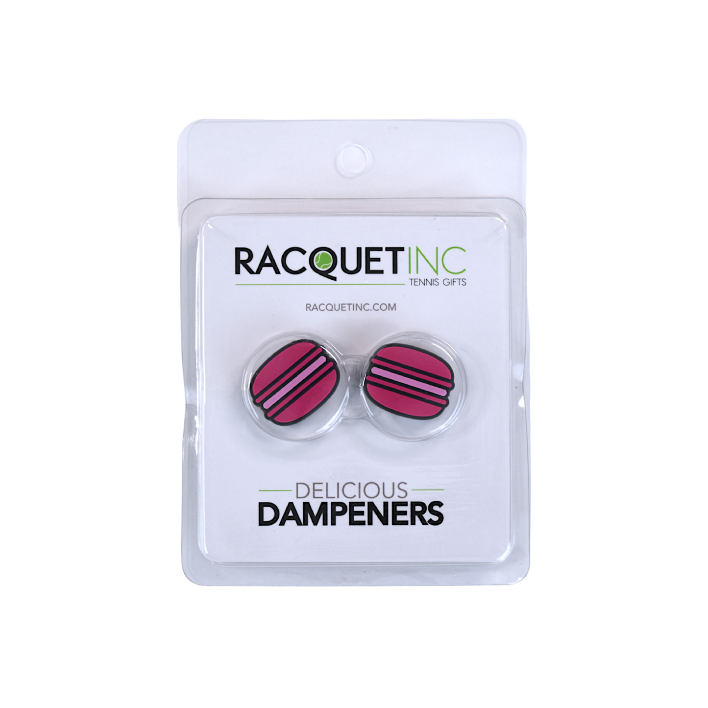 Delicious Dampeners - (2-Pack) Macaron - Food Tennis Vibration Dampener
