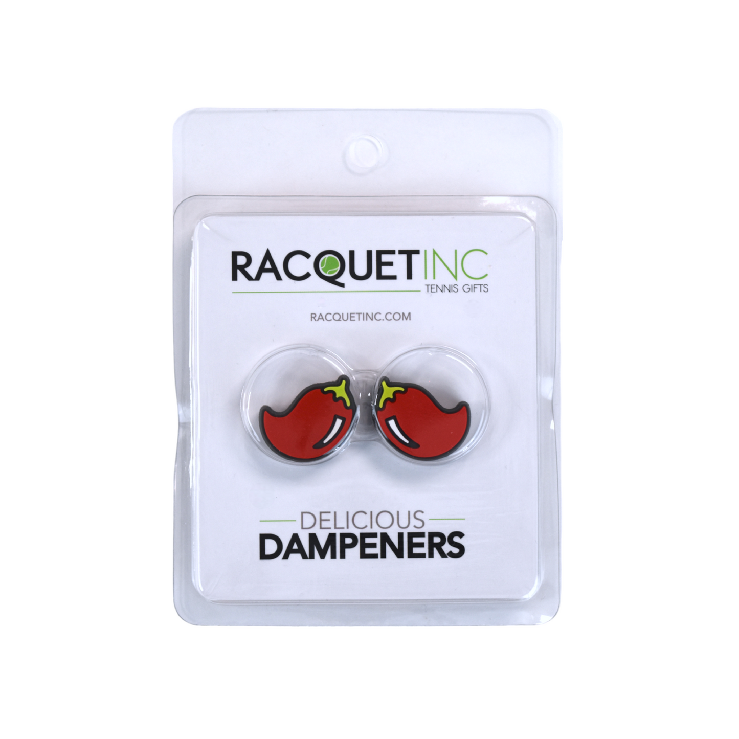Delicious Dampeners - (2-Pack) Pepper - Food Tennis Vibration Dampener