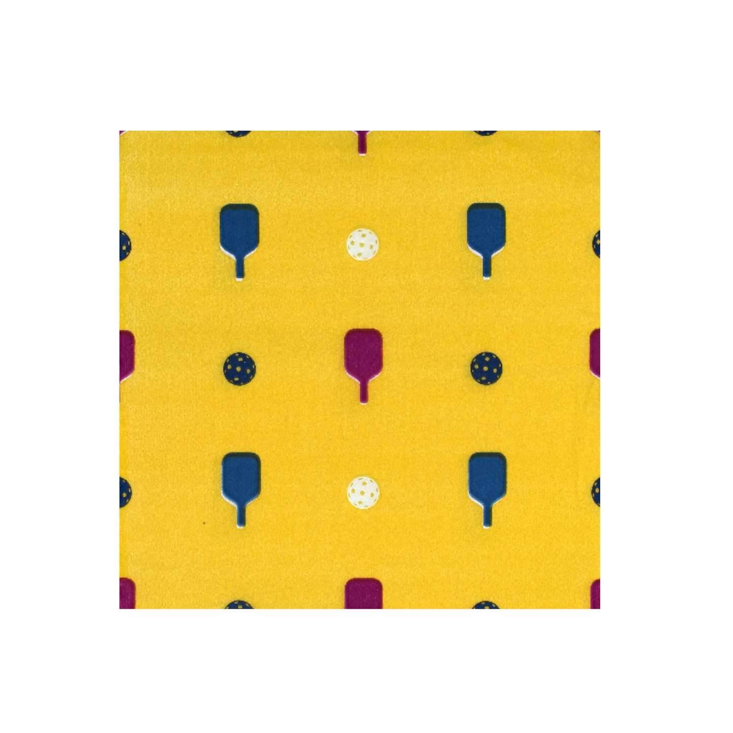 Pickleball Cocktail Napkins (20-Pack) - Yellow