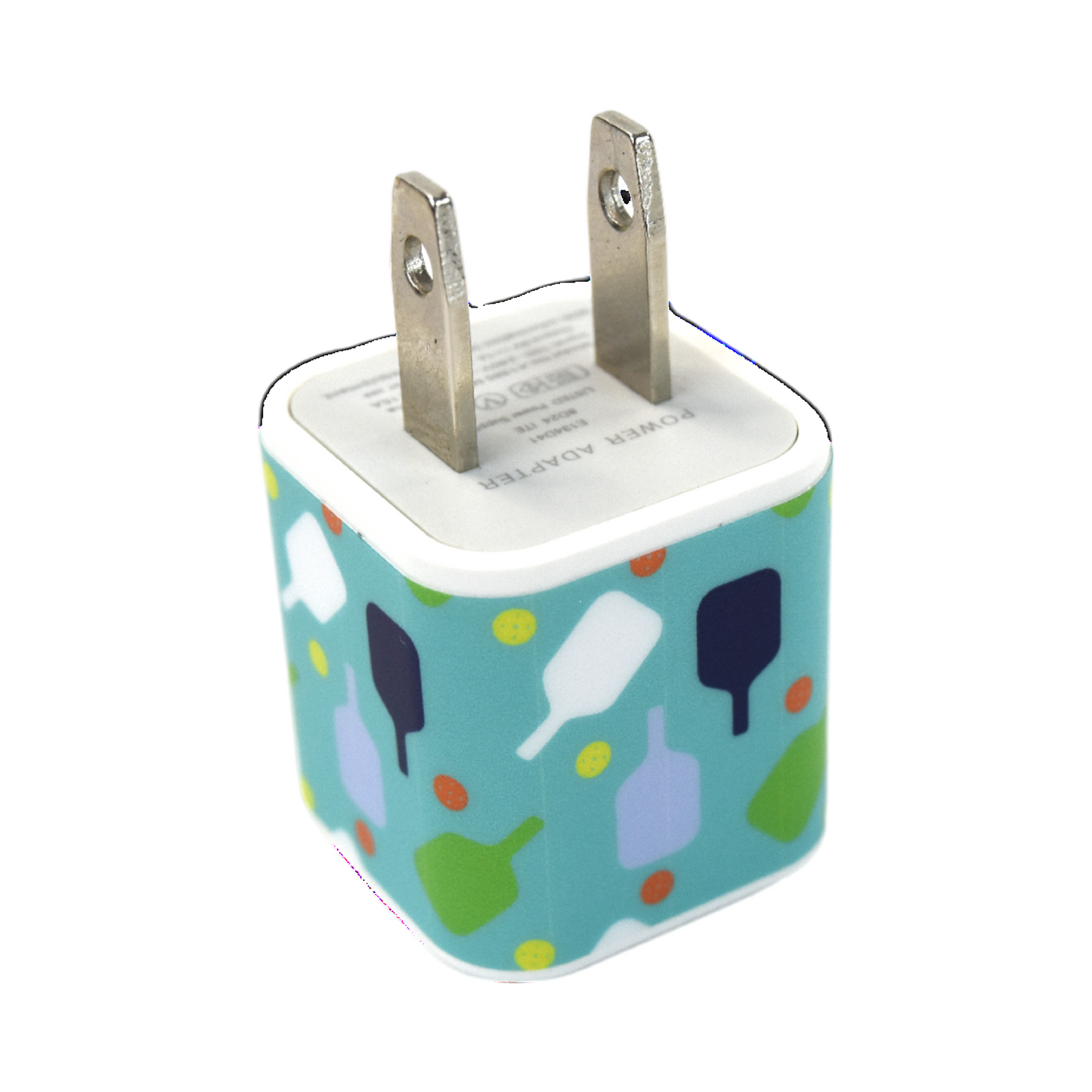 Pickleball USB Adaptor Plug - Teal