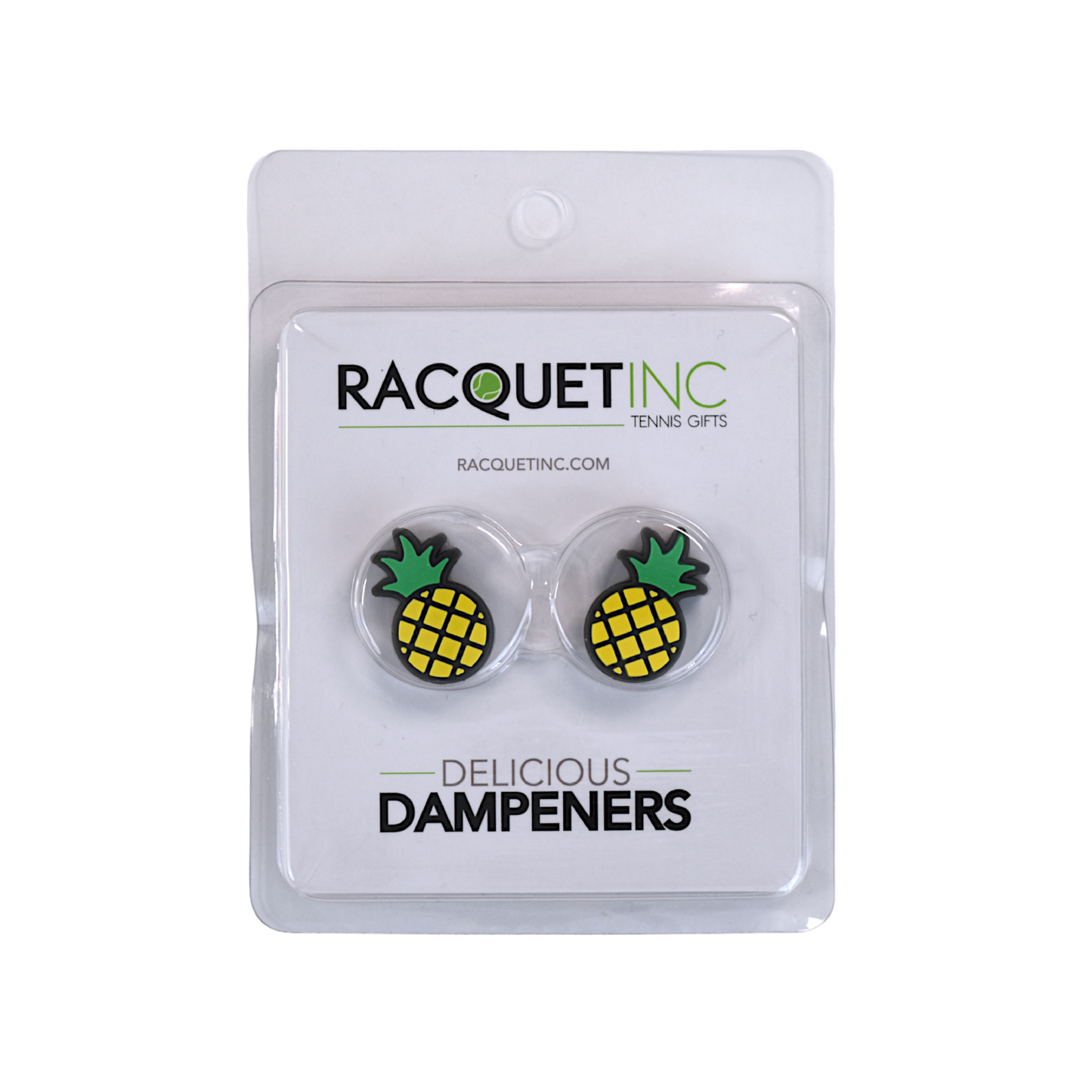 Delicious Dampeners - (2-Pack) Pineapple - Food Tennis Vibration Dampener
