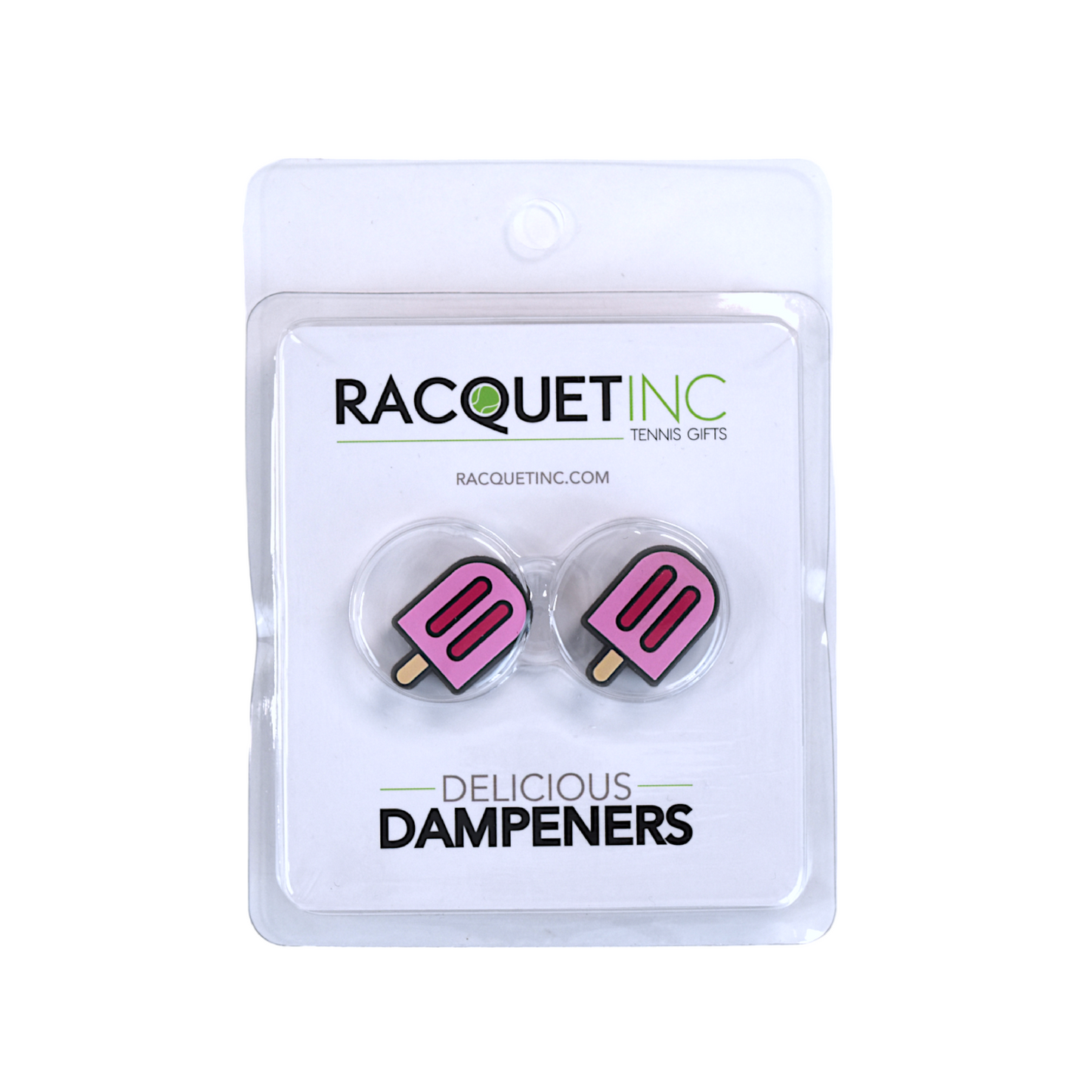 Delicious Dampeners - (2-Pack) Popsicle - Food Tennis Vibration Dampener