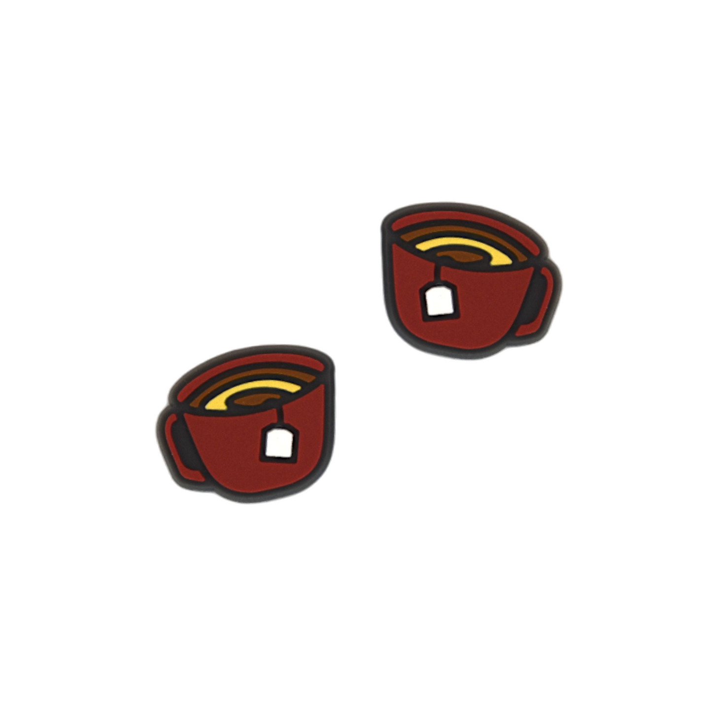 Delicious Dampeners - (2-Pack) Tea Cup - Food Tennis Vibration Dampener