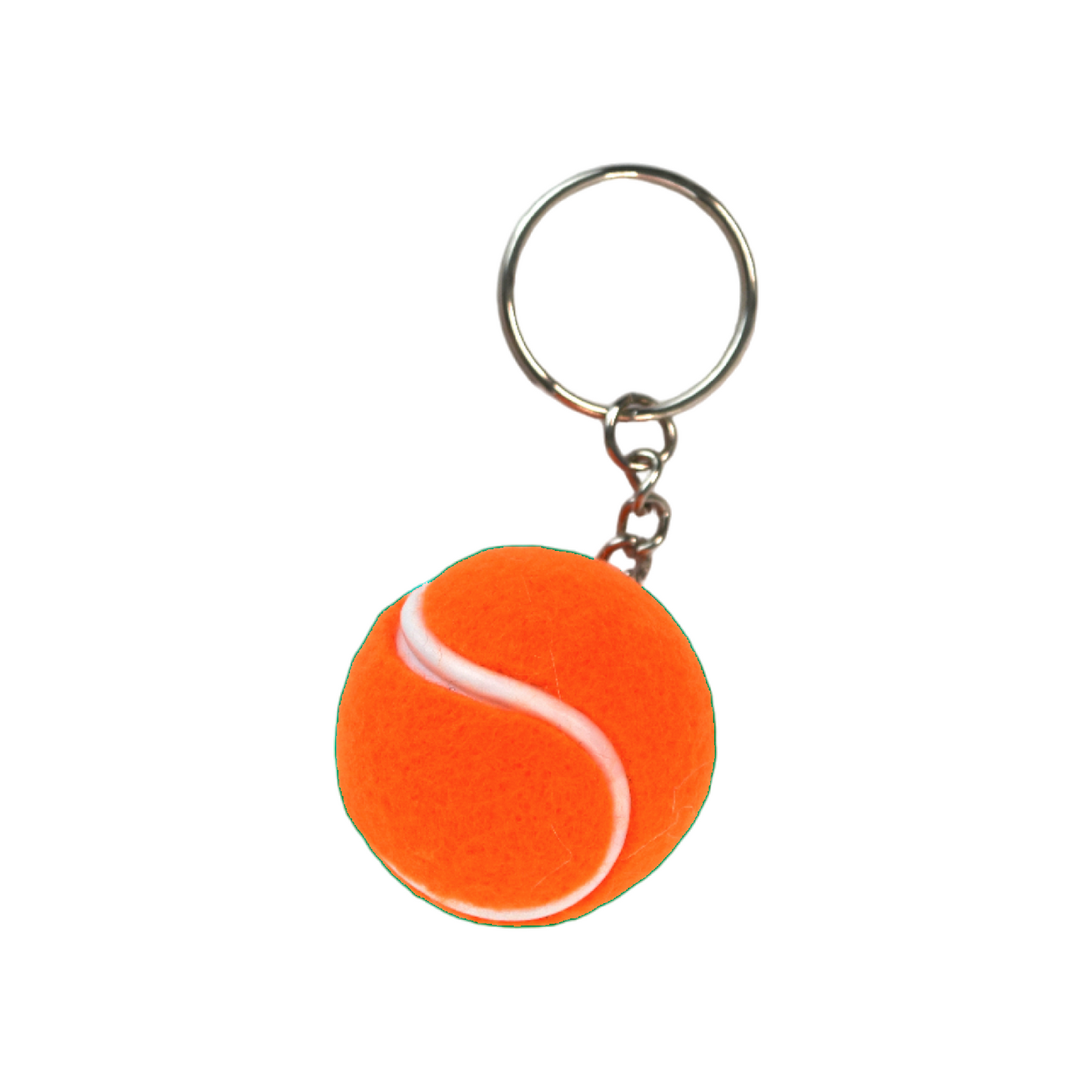 Tennis Ball Keychain - Orange