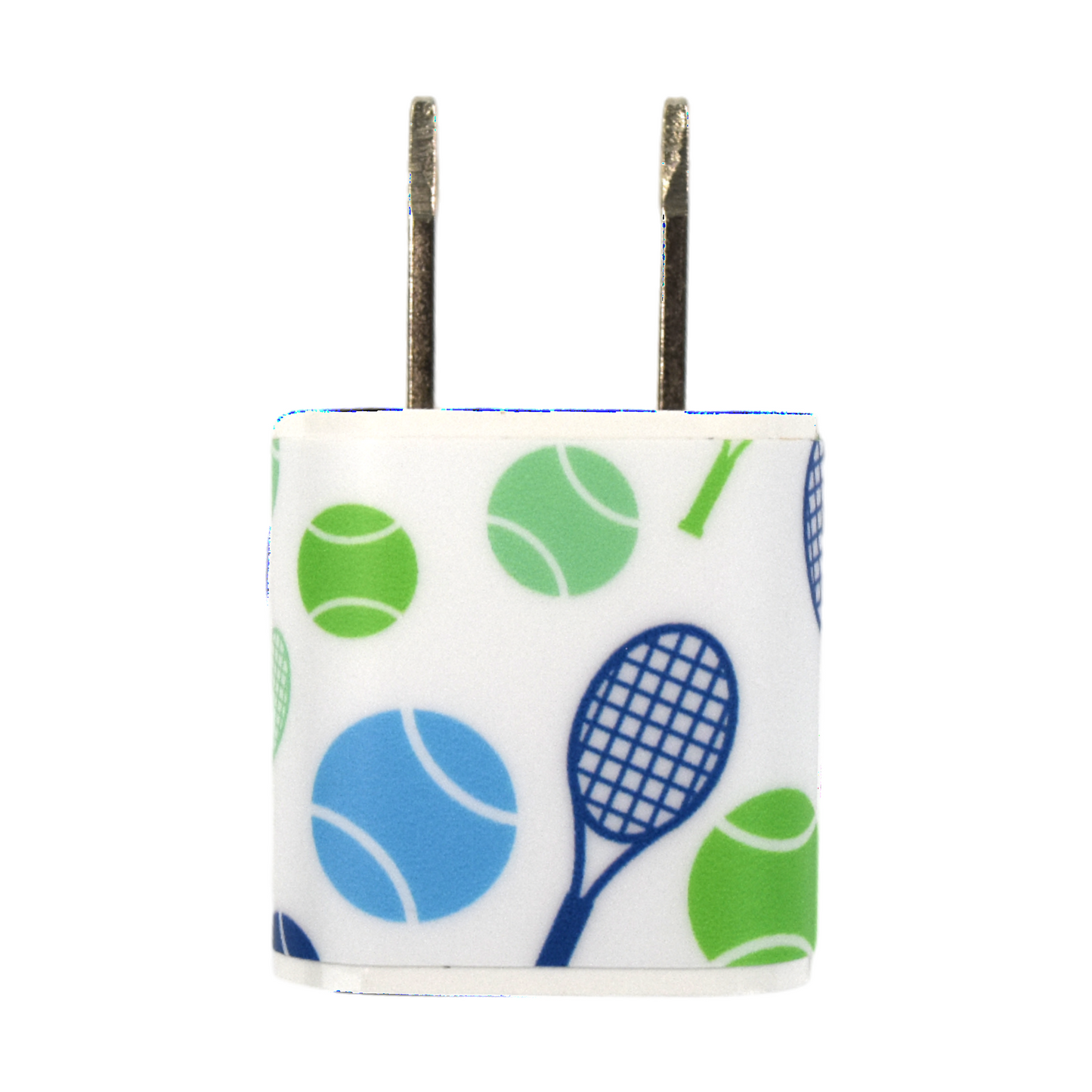 Tennis USB Adaptor Plug - White