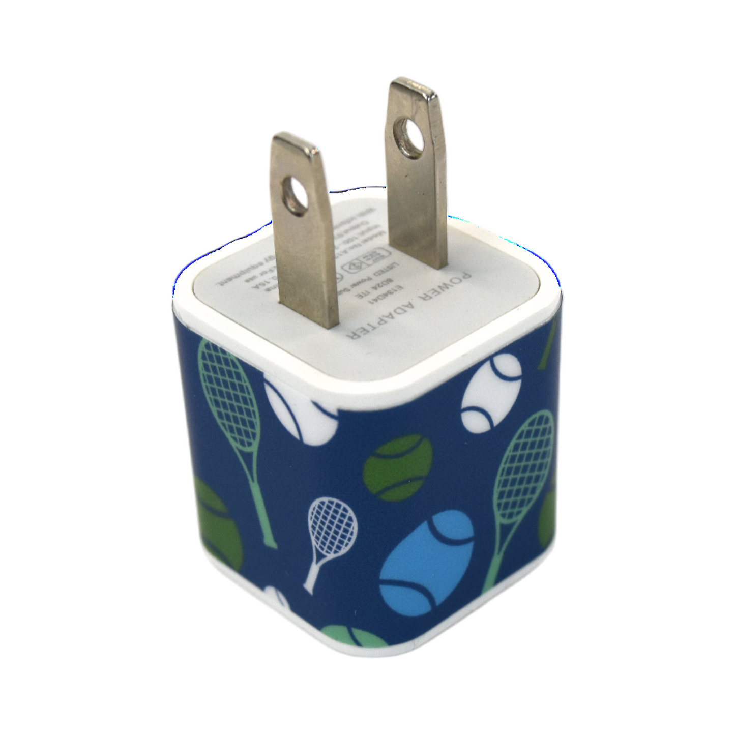Tennis USB Adaptor Plug - Blue