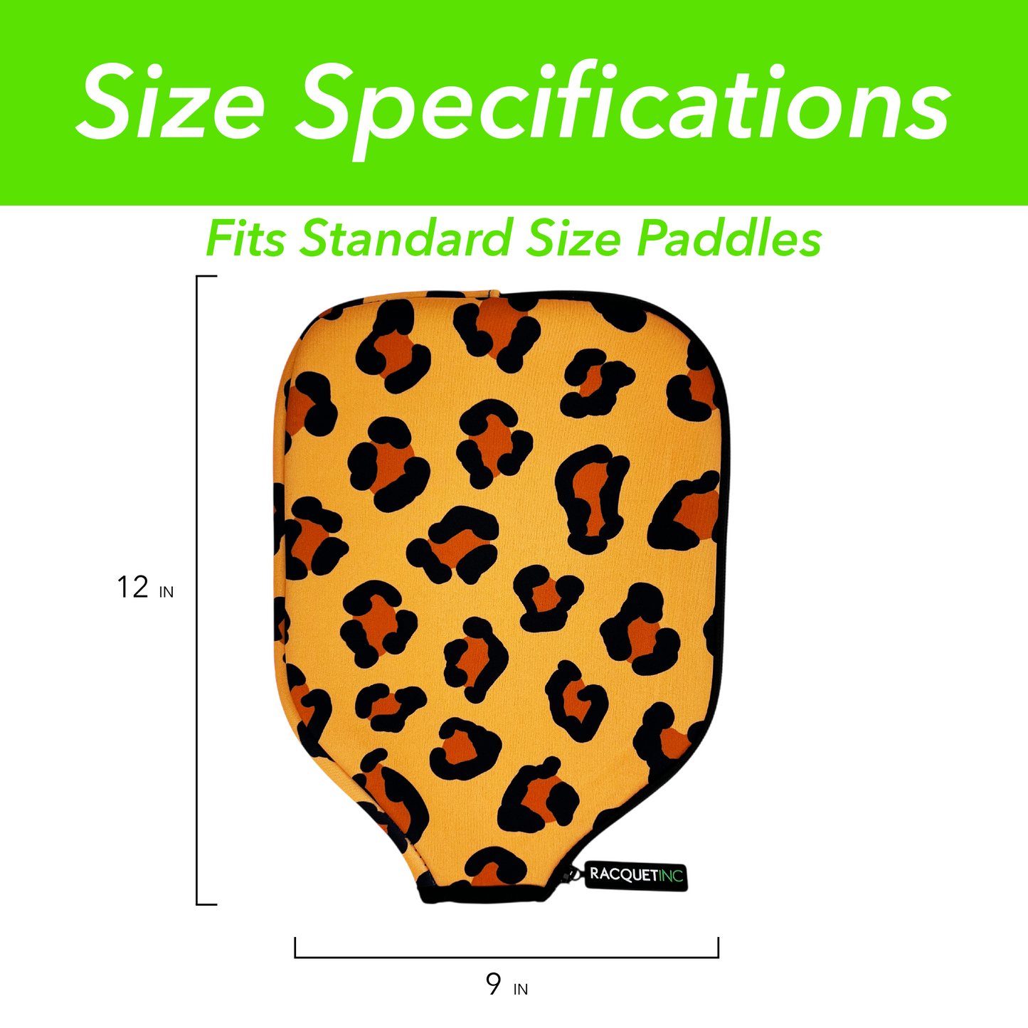 Pickleball Paddle Cover Sleeve - Wild Roar