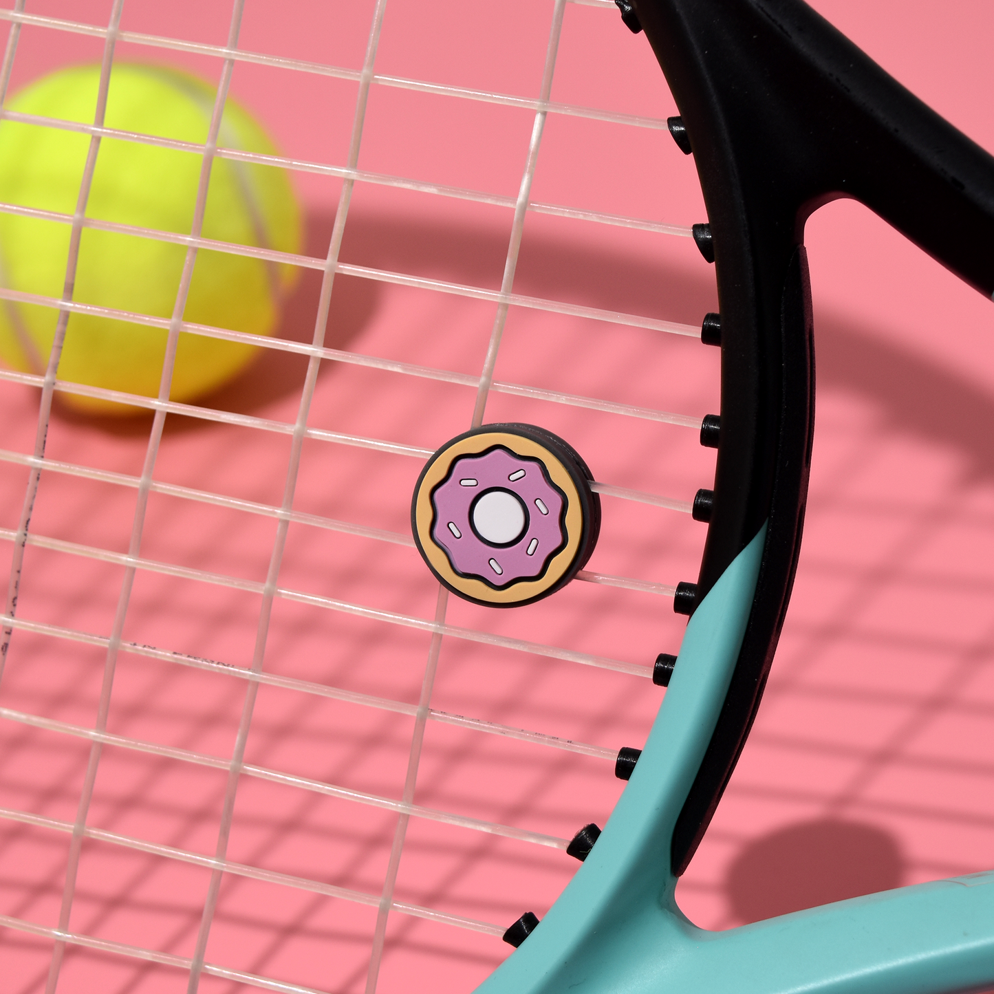 Delicious Dampeners - (2-Pack) Donut - Food Tennis Vibration Dampener