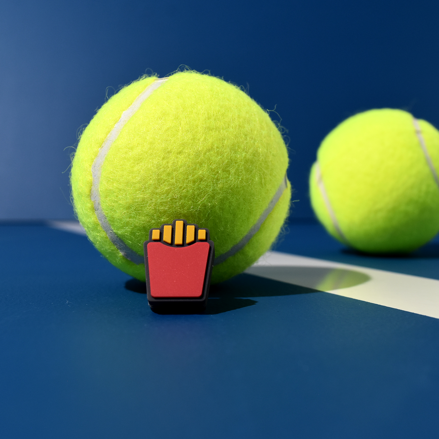 Delicious Dampeners - (2-Pack) French Fries - Food Tennis Vibration Dampener