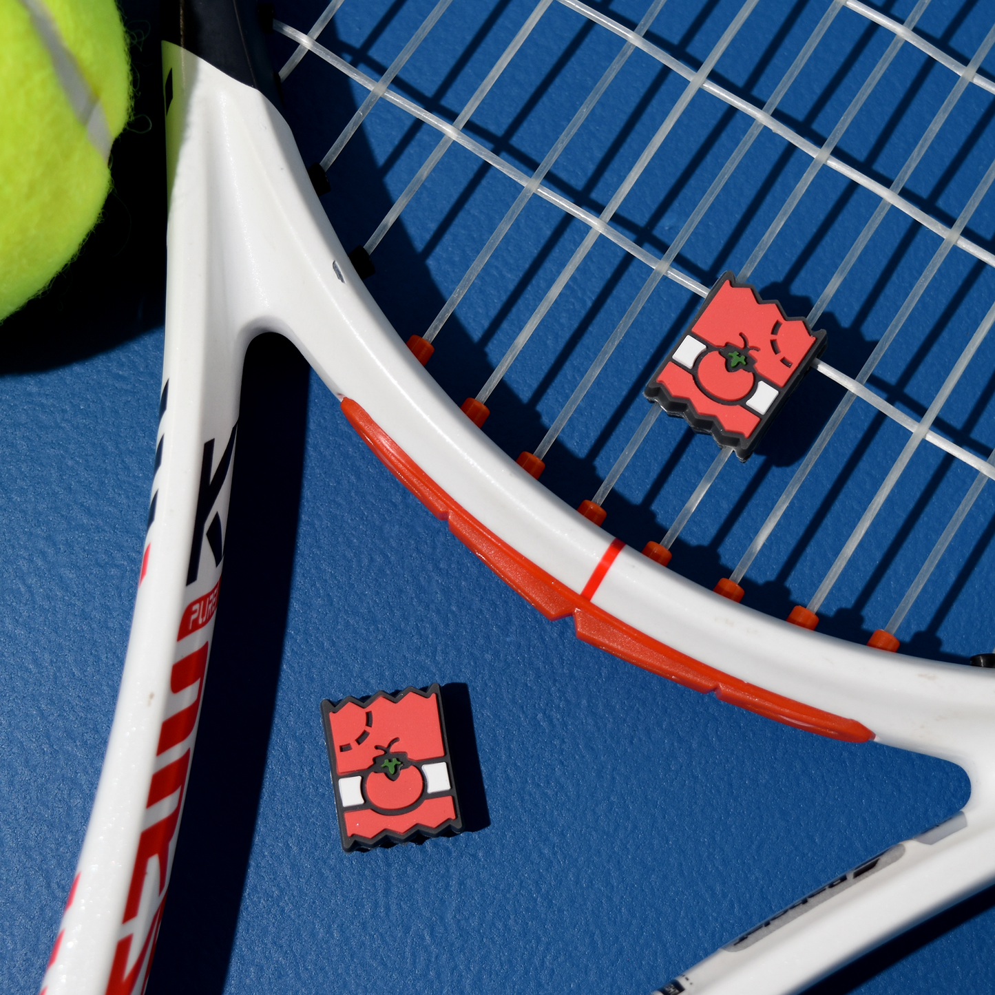 Delicious Dampeners - (2-Pack) Ketchup - Food Tennis Vibration Dampener