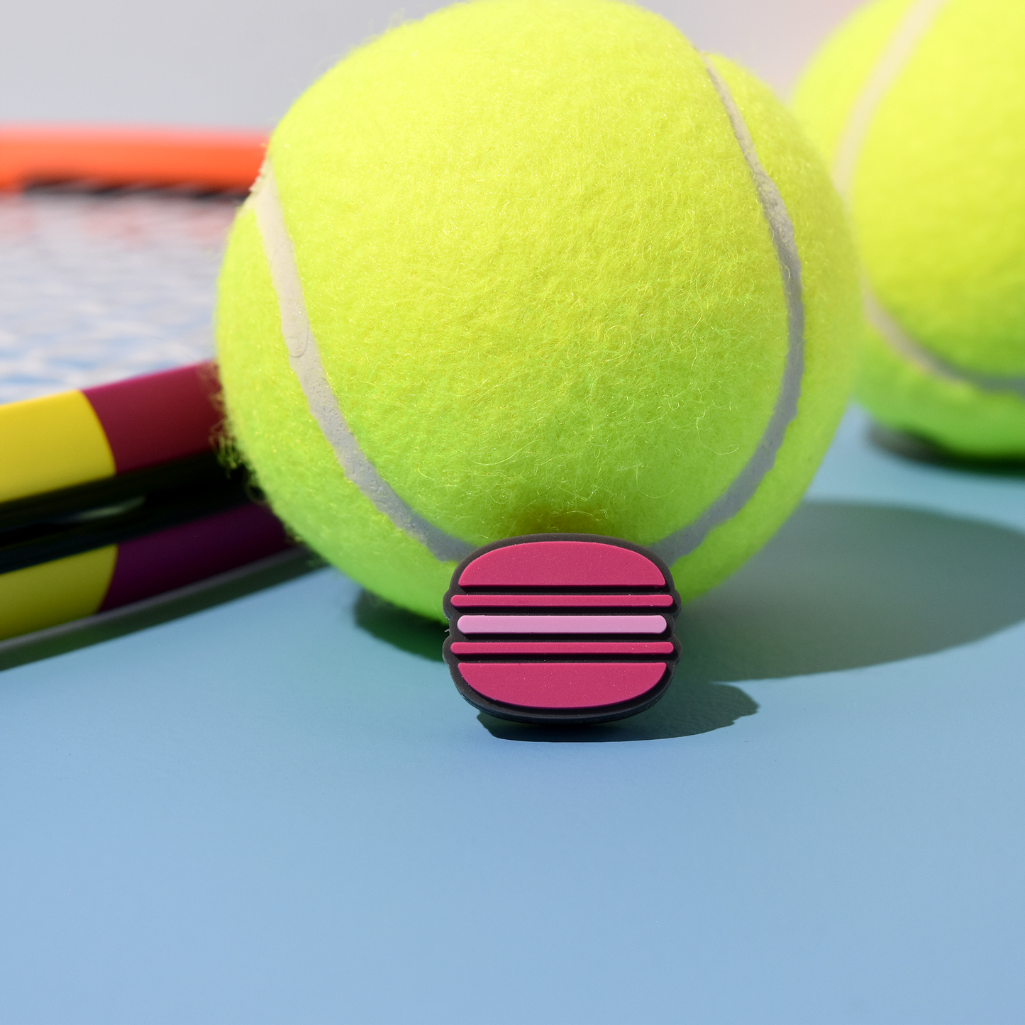 Delicious Dampeners - (2-Pack) Macaron - Food Tennis Vibration Dampener