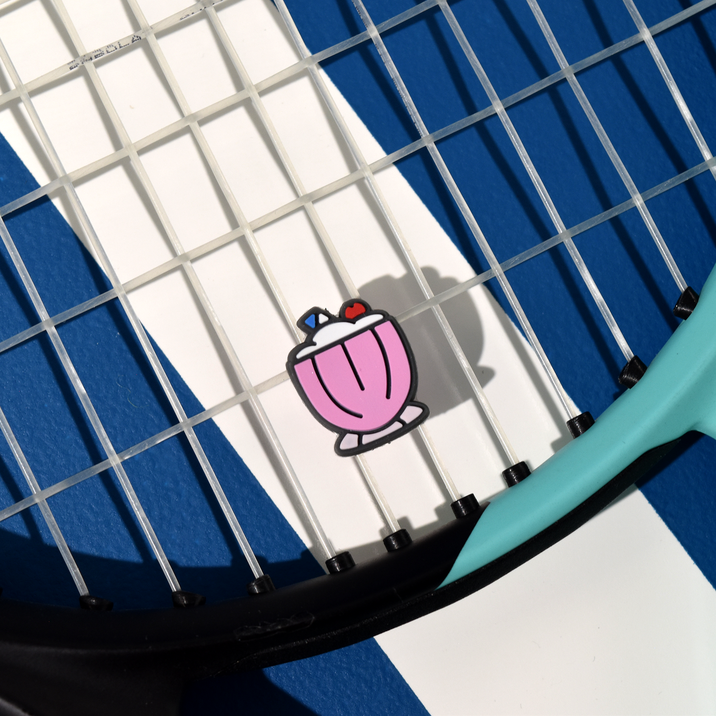 Delicious Dampeners - (2-Pack) Milkshake - Food Tennis Vibration Dampener
