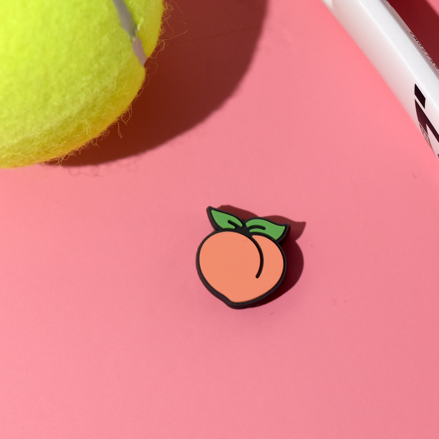 Delicious Dampeners - (2-Pack) Peach - Food Tennis Vibration Dampener