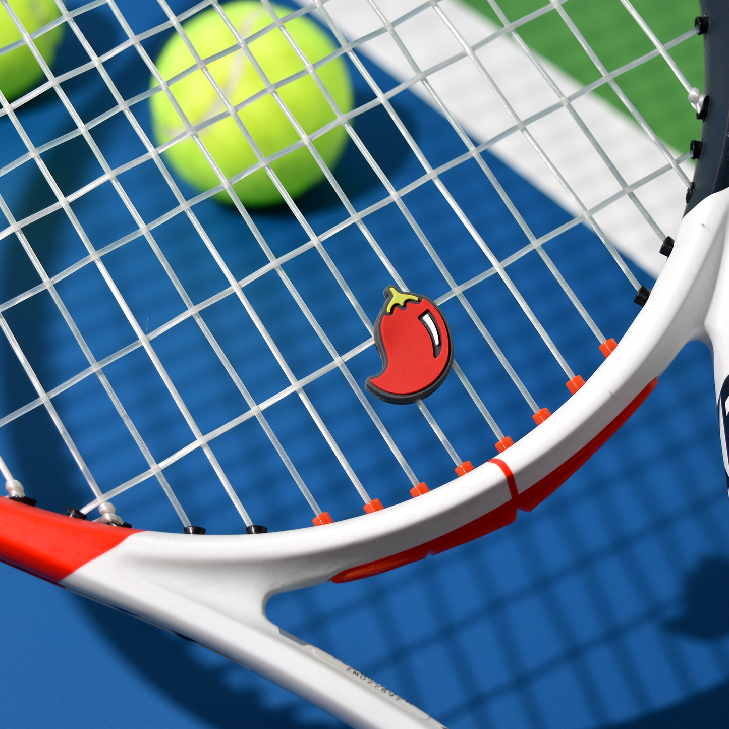 Delicious Dampeners - (2-Pack) Pepper - Food Tennis Vibration Dampener