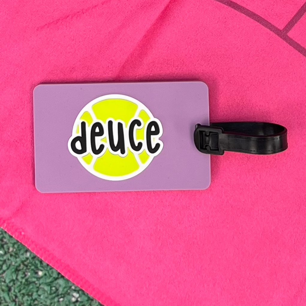 Tennis Bag Tag - Deuce