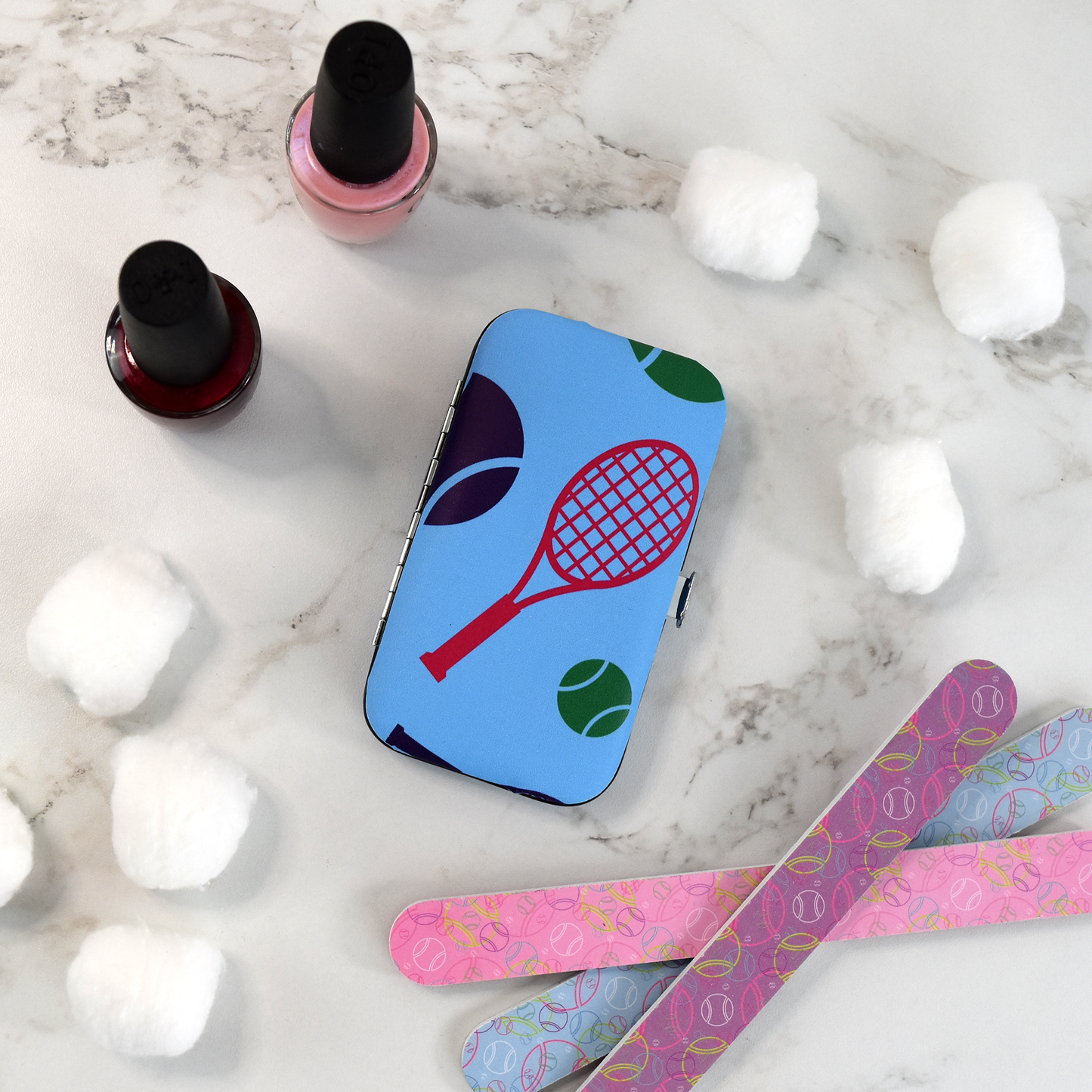 Tennis Nail Kit - Blue