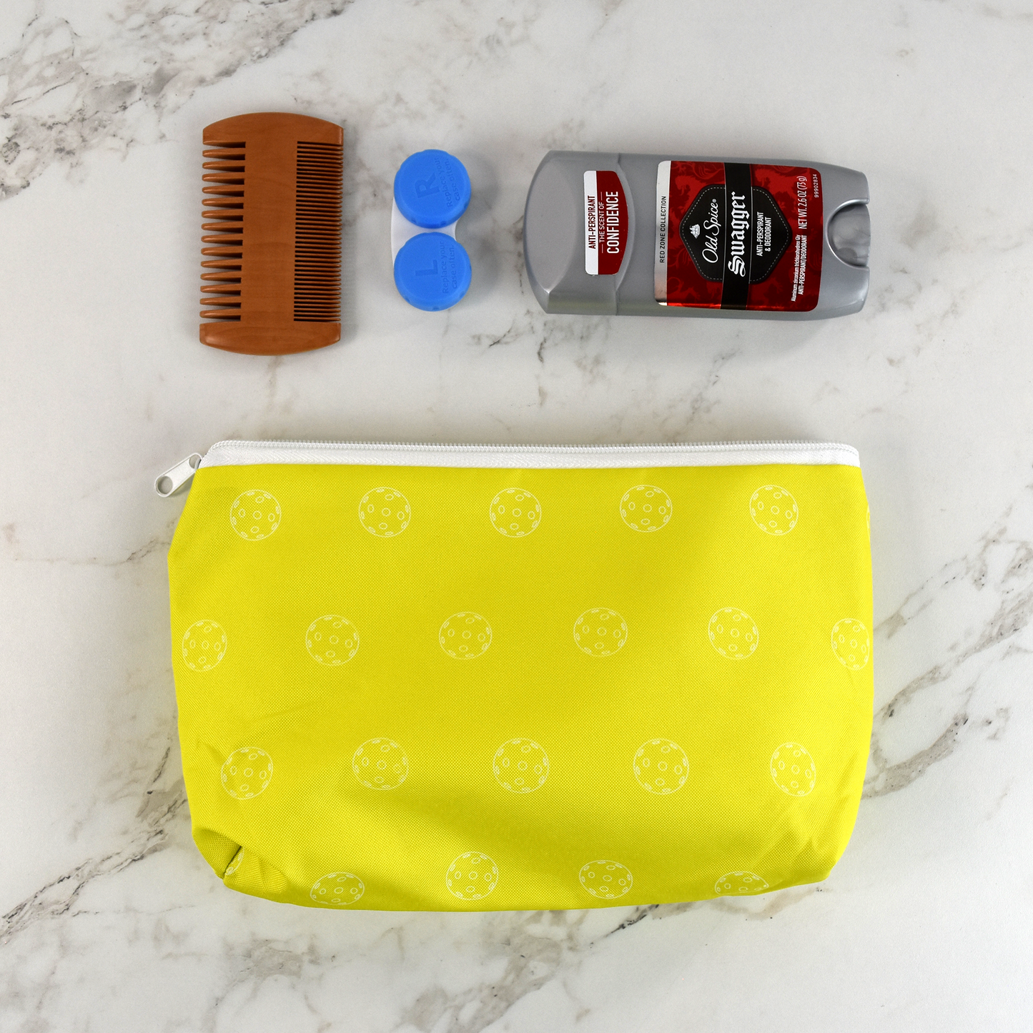 Pickleball Accessories Pouch - Yellow