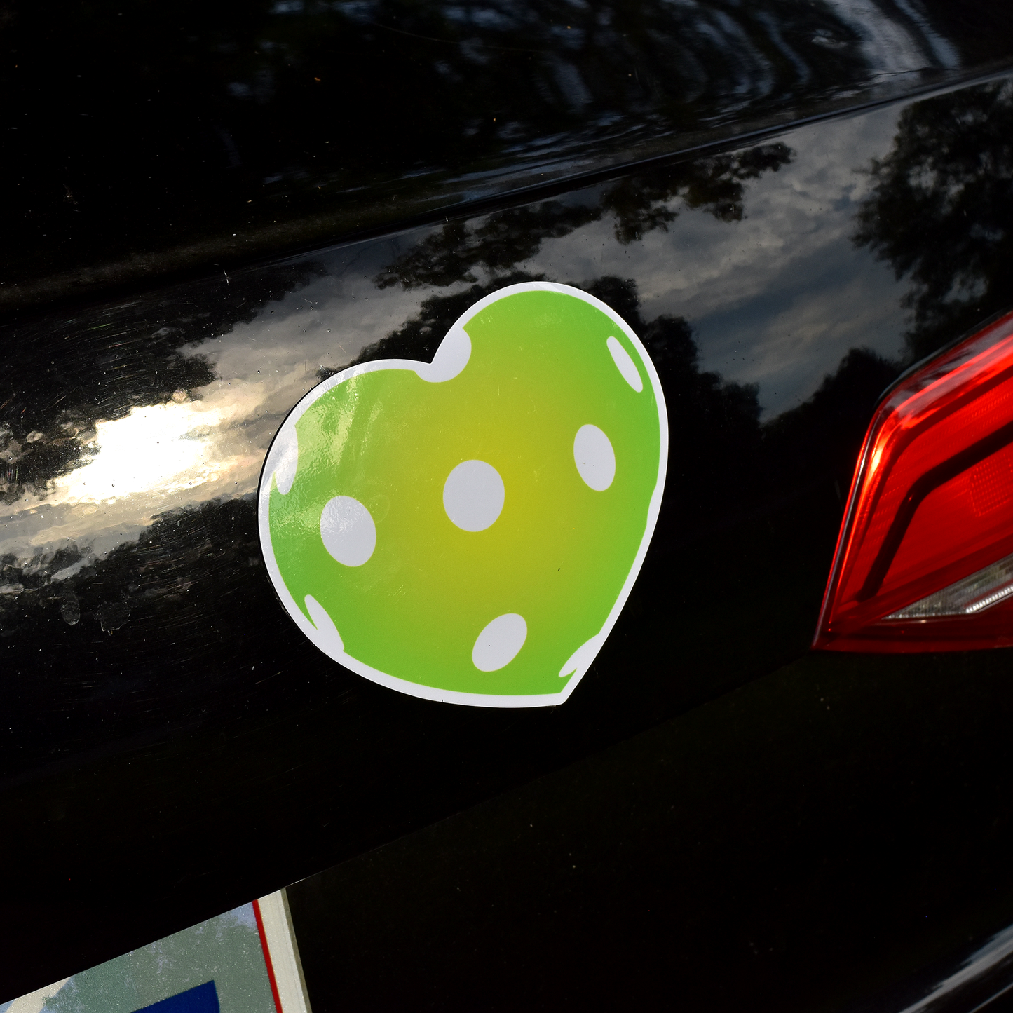 Pickleball Heart Magnet - Green